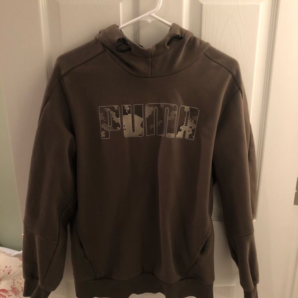 Puma green active sweatshirt